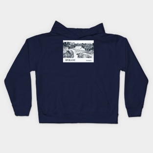 Spokane - Washington Kids Hoodie